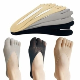 EQLEF Zehensocken Damen, rutschfeste Fünf-Finger-Socken Weiche, tief geschnittene Söckchen, atmungsaktiv für Ballett Yoga 6 Paare