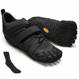 Fivefingers Vibram V-Train 2.0 Men + Zehensocke, Color:Black