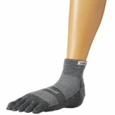 Injinji 2.0 Outdoor Midweight Mini Crew Nuwwol Zehensocken charcoal/schwarz