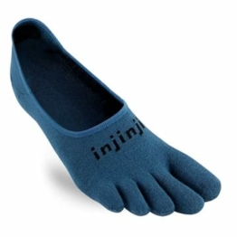 Injinji Damen Sportliche, leichte, versteckte Zehensocken blau - Woman Sport Lightweight Hidden Coolmax Steel Toe Socks blue