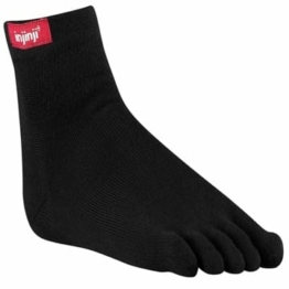 Injinji Herren Sport Mini Crew Zehensocken, Herren, schwarz, Small