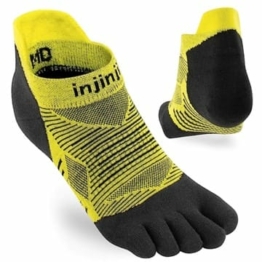 Injinji Run Lightweight No Show Toe Socks Zehensocken Limeade