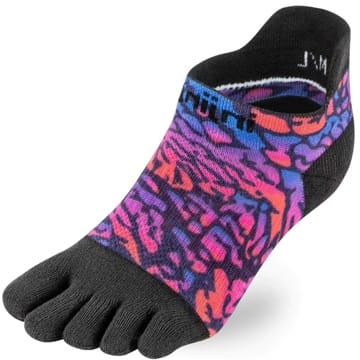 Injinji Spectrum Women's Run Lightweight NO-Show Lavender XS/S