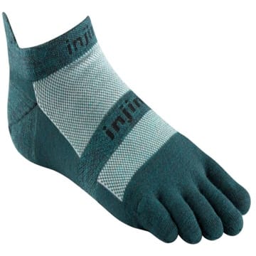 Injinji, Zehensocken Run 2.0 Lightweight, No show, Nuwool, Jasper (L 44.5-47)