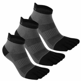 MeiKan Zehensocken,Laufsocken für Herren & Damen, 3 Paar Unisex Sneaker Sportsocken