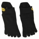 Vibram FiveFingers Herren Athletic No Show Socks, Black