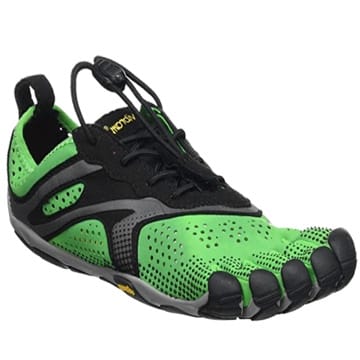 Vibram FiveFingers Herren V-Run Sneaker, Green/Black